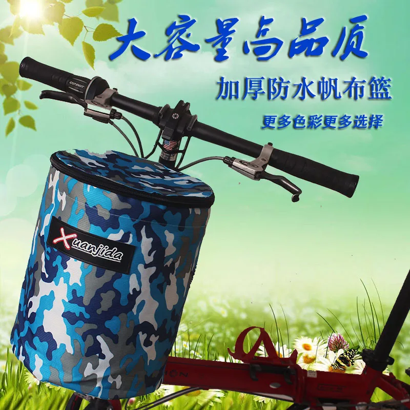 Bicycle Basket Car Basket Electric Car Front Basket Canvas Folding Bike Basket Mountain Bike Hanging Basket
Bicycle Basket Car Basket Electric Car Front Basket Canvas Folding Bike Basket Mountain Bike Hanging Basket