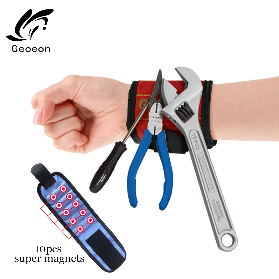 Geoeon 1 шт. Сильный магнитный браслет подходит для деревообработки носить винтовые
