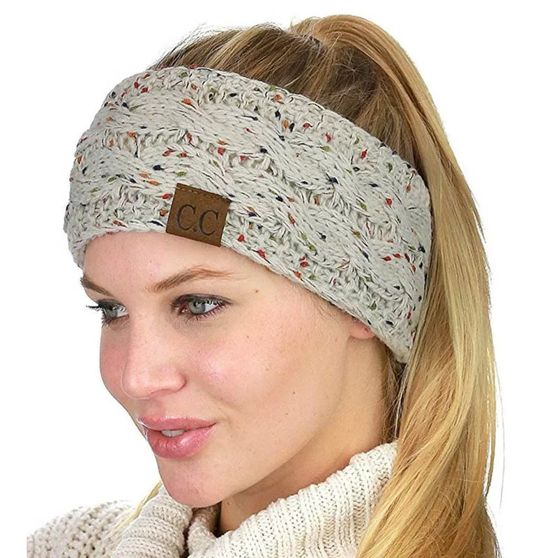 Headband Knitted Hair Ribbon Wool Mixed Color Point Yarn Headband C Head Fall/winter Empty Hat Ladies Twist Hair Accessories 389
Headband Knitted Hair Ribbon Wool Mixed Color Point Yarn Headband C Head Fall/winter Empty Hat Ladies Twist Hair Accessories 389