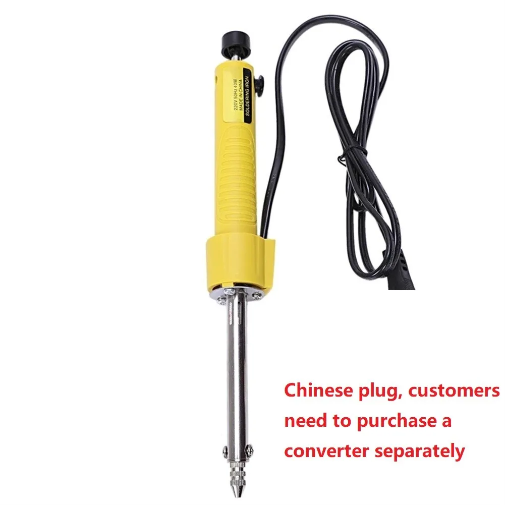 Electric Vacuum Solder Sucker Welding Desoldering Pump/Removal Solder Iron Pen Handheld Electric Tin Suction Sucker Pen 30W
Electric Vacuum Solder Sucker Welding Desoldering Pump/Removal Solder Iron Pen Handheld Electric Tin Suction Sucker Pen 30W