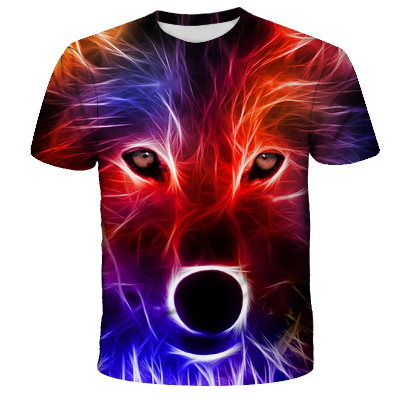 Men's summer 3d T-shirt wolf couple printing T-shirt Men's summer short-sleeved round neck T-shirt Fashion casual brand T-shirt
Men's summer 3d T-shirt wolf couple printing T-shirt Men's summer short-sleeved round neck T-shirt Fashion casual brand T-shirt