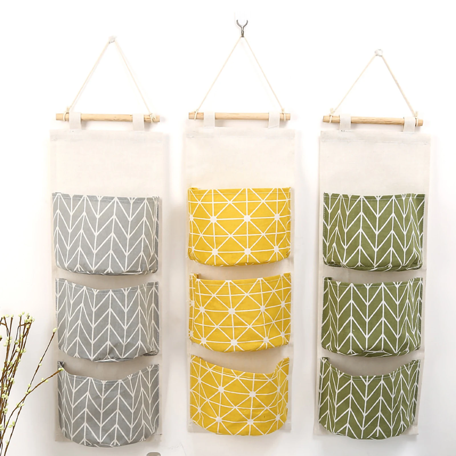3pcs Wall Hanging Waterproof Storage Bag 3 Pockets Sundries Toy Organizer BagWall Hanging Storage Bag
3pcs Wall Hanging Waterproof Storage Bag 3 Pockets Sundries Toy Organizer BagWall Hanging Storage Bag