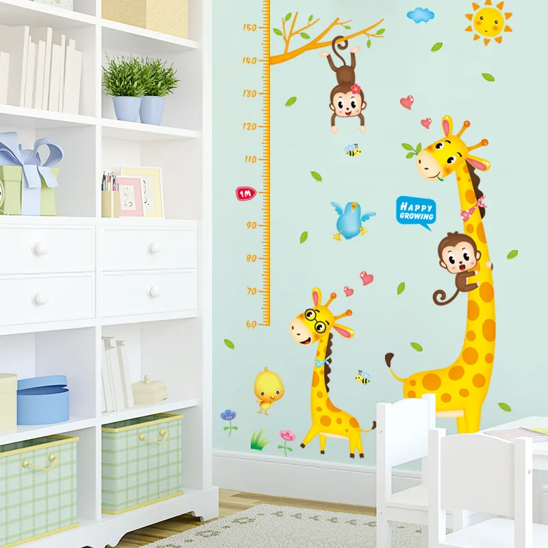 Cute cartoon animal height STICKER WALL STICKER bedroom children's room kindergarten height measurement sticker
Cute cartoon animal height STICKER WALL STICKER bedroom children's room kindergarten height measurement sticker