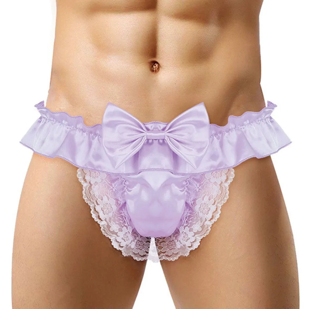 Open Butt Thong Lace Sissy See-through Panties Satin Bikini Sexy Underwear G-String Briefs Gays Underpants Erotic Lingerie
Open Butt Thong Lace Sissy See-through Panties Satin Bikini Sexy Underwear G-String Briefs Gays Underpants Erotic Lingerie
