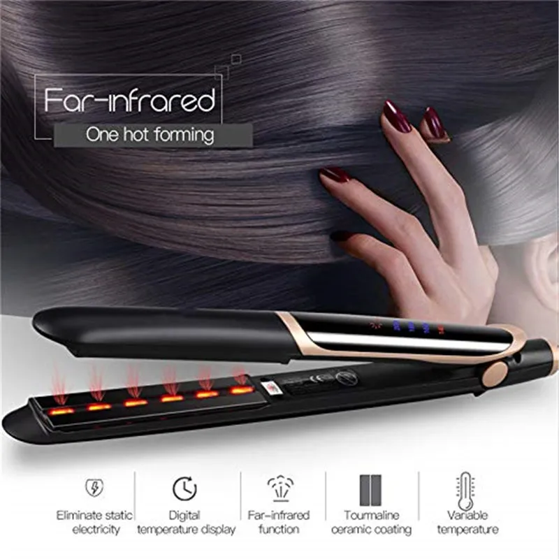 Professional Ionic Hair Straightener Curler Straightening Iron Flat Curling Irons Tongs Wands For Styling Tools | Красота и здоровье