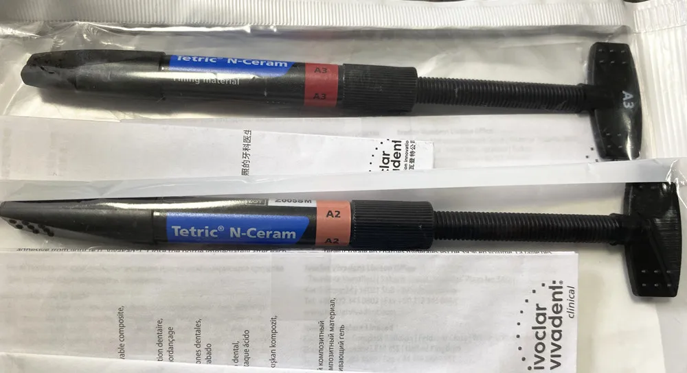 (A2+A3)X1 Dental Composite Ivoclar Vivadent Tetric N-Ceram Resin 3.5g Light Curing Nano-hybrid 2Pieces
(A2+A3)X1 Dental Composite Ivoclar Vivadent Tetric N-Ceram Resin 3.5g Light Curing Nano-hybrid 2Pieces