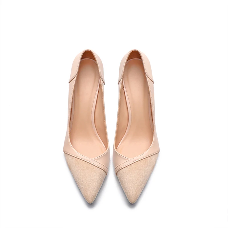 Women Pumps Heeled Shoes Nude Pointed Toe Sexy High Heel Shoes Stiletto High Heels Ladies 6 8 Cm Size 31-42 Beige Black
Women Pumps Heeled Shoes Nude Pointed Toe Sexy High Heel Shoes Stiletto High Heels Ladies 6 8 Cm Size 31-42 Beige Black