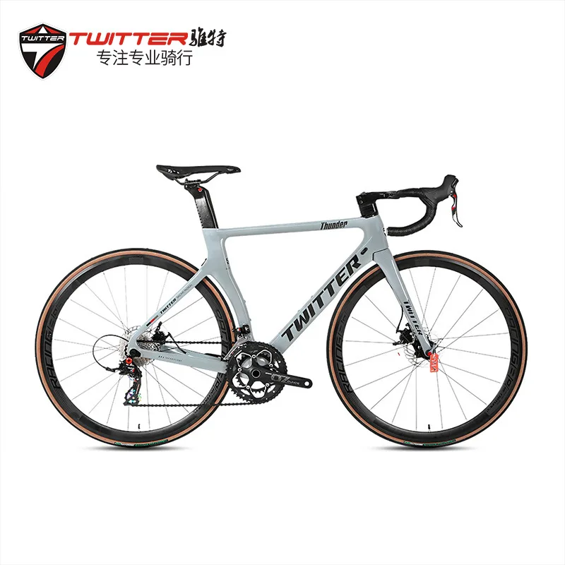 TWITTER Thunder carbon fiber bike-Disc Brake Edition /R7000-Small set of 30 knife carbon wheel C Brake/double disc brake bicycle
TWITTER Thunder carbon fiber bike-Disc Brake Edition /R7000-Small set of 30 knife carbon wheel C Brake/double disc brake bicycle