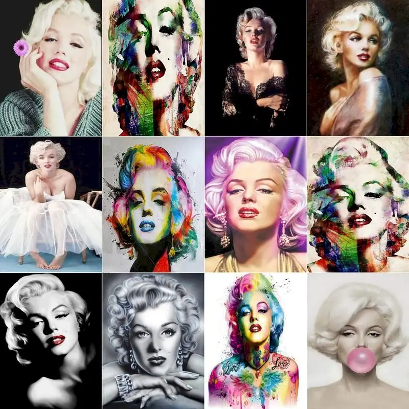 RUOPOTY 5D Diamond Embroidery Sale Portrait Diamond Painting Full Drill Square Marilyn Monroe Diamond Mosaic Women Rhinestones
RUOPOTY 5D Diamond Embroidery Sale Portrait Diamond Painting Full Drill Square Marilyn Monroe Diamond Mosaic Women Rhinestones