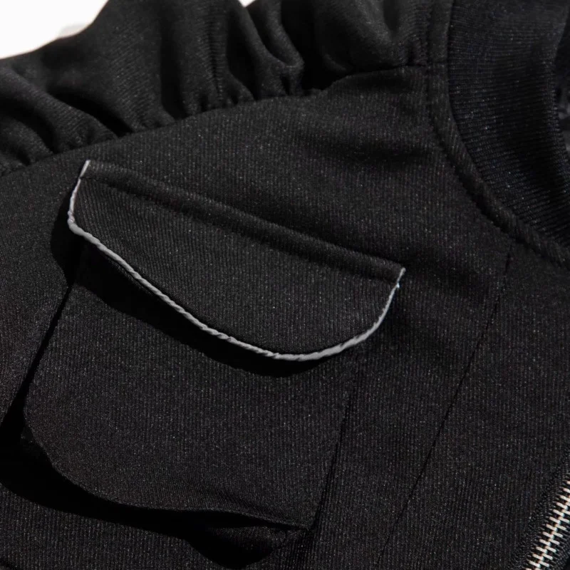 2021 Autumn Spring Black Blazer Women New Zip Up Long Sleeve Round Neck Short Jacket Motorcycle Style Zipper Black Slim Coat
2021 Autumn Spring Black Blazer Women New Zip Up Long Sleeve Round Neck Short Jacket Motorcycle Style Zipper Black Slim Coat