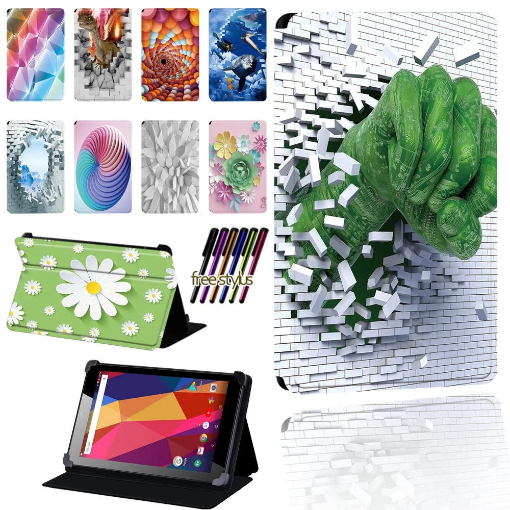 3D Case for Argos Alba 7 8 10 Inch Leather Pu Adjustable Folding Dust-proof Tablet Protective Cover + Stylus
3D Case for Argos Alba 7 8 10 Inch Leather Pu Adjustable Folding Dust-proof Tablet Protective Cover + Stylus