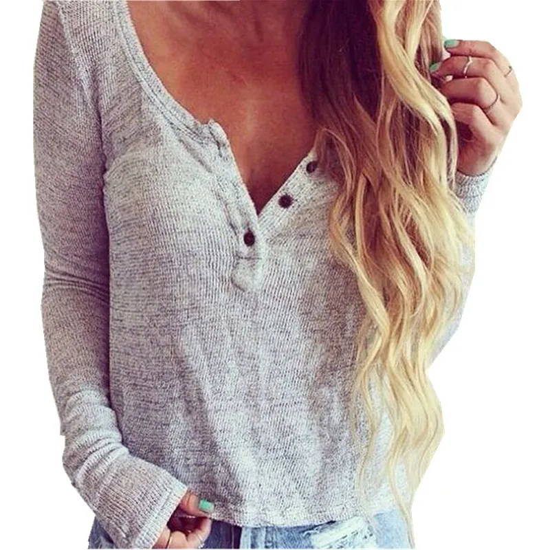 Brand New Women Spring Autumn Deep V Loose Casual Knitted Long Sleeve Shirt Jumper Tops Ladies Office Basic Wear
Brand New Women Spring Autumn Deep V Loose Casual Knitted Long Sleeve Shirt Jumper Tops Ladies Office Basic Wear
