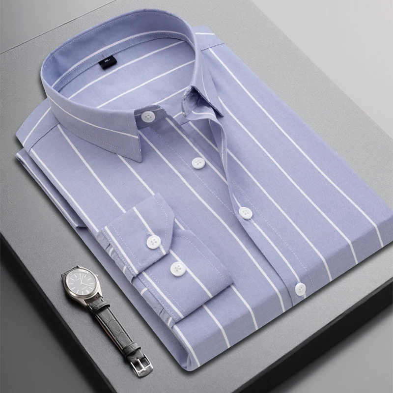 Men 100% cotton flannel striped long sleeve shirts for men Button up Blouses and shirts 2022 camisa hombre
Men 100% cotton flannel striped long sleeve shirts for men Button up Blouses and shirts 2022 camisa hombre