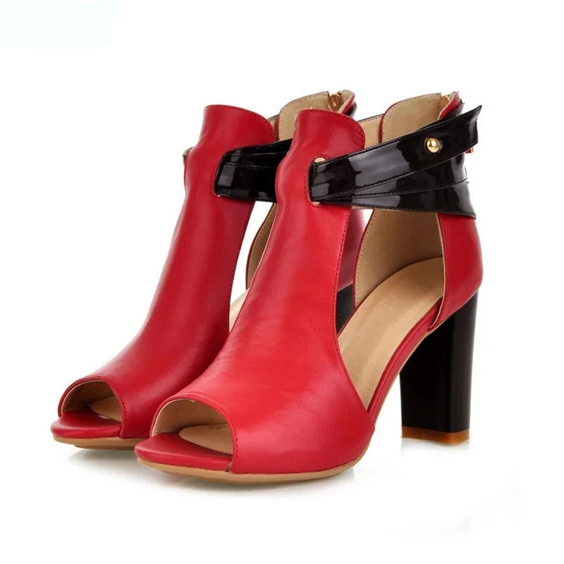 New 2020 Women Sandals High Heeled Gladiator Buckle Sandals Peep Toe Women Summer Shoes Zapatos Mujer Size 34-43
New 2020 Women Sandals High Heeled Gladiator Buckle Sandals Peep Toe Women Summer Shoes Zapatos Mujer Size 34-43