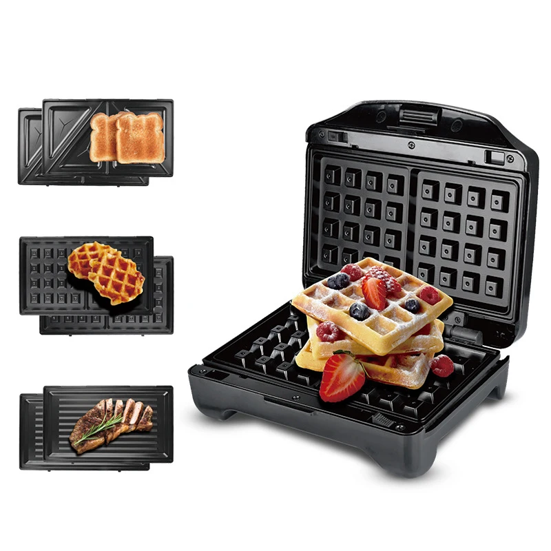 3 IN 1 Barbecue Waffle Maker Sandwich Machine Versatile Light Food Mini Toaster Breakfast Machine Dropshipping waffle
3 IN 1 Barbecue Waffle Maker Sandwich Machine Versatile Light Food Mini Toaster Breakfast Machine Dropshipping waffle