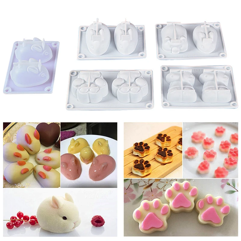 DIY Pig Rabbit Epoxy Resin Mold Cute Pet Animal Crystal Silicone Resin Moulds Decoration Jewelry Making Components Findings 
DIY Pig Rabbit Epoxy Resin Mold Cute Pet Animal Crystal Silicone Resin Moulds Decoration Jewelry Making Components Findings