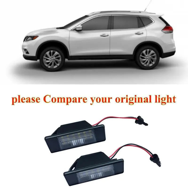 2pc Car Accessories Special Car License Plate Light Lamp For nissan QASHQAI JUKE X-TRAIL canbus error free
2pc Car Accessories Special Car License Plate Light Lamp For nissan QASHQAI JUKE X-TRAIL canbus error free