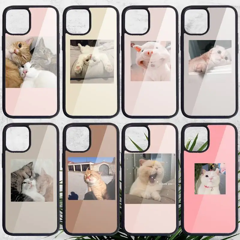 Cute kitten Phone Case PC for iPhone 11 12 pro XS MAX 8 7 6 6S Plus X 5S SE 2020 XR
Cute kitten Phone Case PC for iPhone 11 12 pro XS MAX 8 7 6 6S Plus X 5S SE 2020 XR