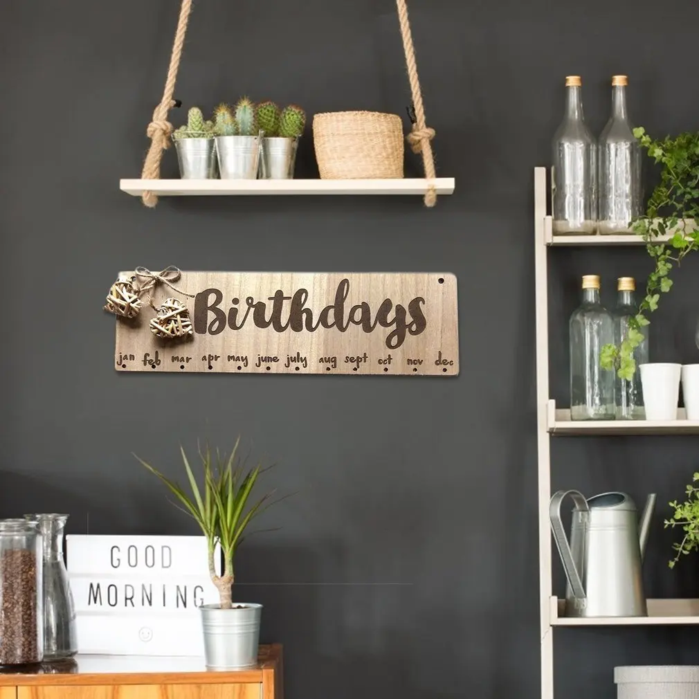 Chritsmas Birthday Special Days Reminder Board Home Hanging Decor Wooden Calendar Board Hanging Ornament New Year Decoration
Chritsmas Birthday Special Days Reminder Board Home Hanging Decor Wooden Calendar Board Hanging Ornament New Year Decoration