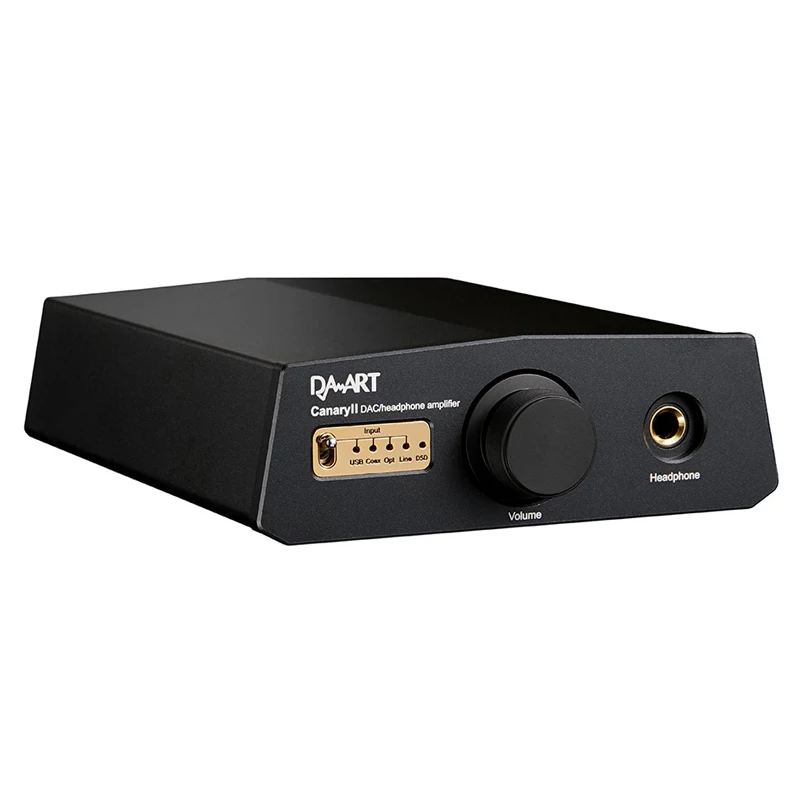 DAART Yulong Canary II DAC/Headphone Amplifier ESS9038Q2M DSD512 PCM768KHz USB/Coaxial/Optical/ Line input | Электроника