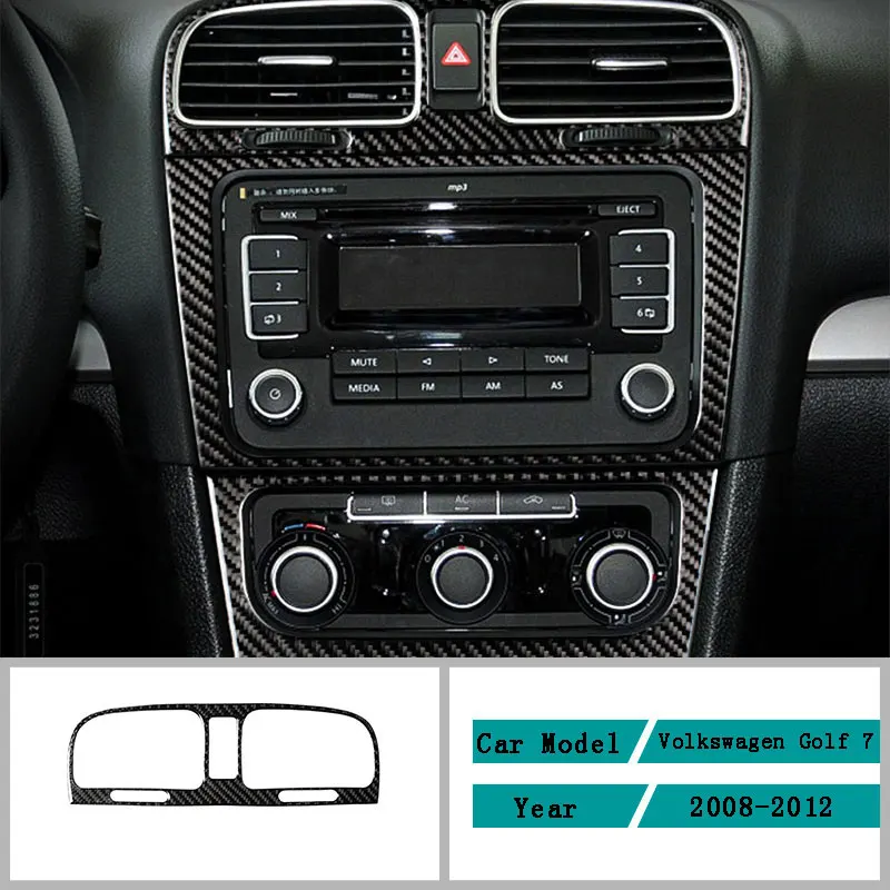 Carbon Fiber Car Accessories Interior Middle Vent Outlet Protective Decals Cover Trim Stickers For Volkswagen Golf 6 2008-2012
Carbon Fiber Car Accessories Interior Middle Vent Outlet Protective Decals Cover Trim Stickers For Volkswagen Golf 6 2008-2012