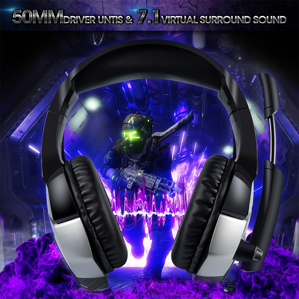 Gaming Headset Headphone for Computer PS4 Led Light Gamer Headset With Microphone Stereo Gaming Earphones For IPad Mobile Phone
Gaming Headset Headphone for Computer PS4 Led Light Gamer Headset With Microphone Stereo Gaming Earphones For IPad Mobile Phone