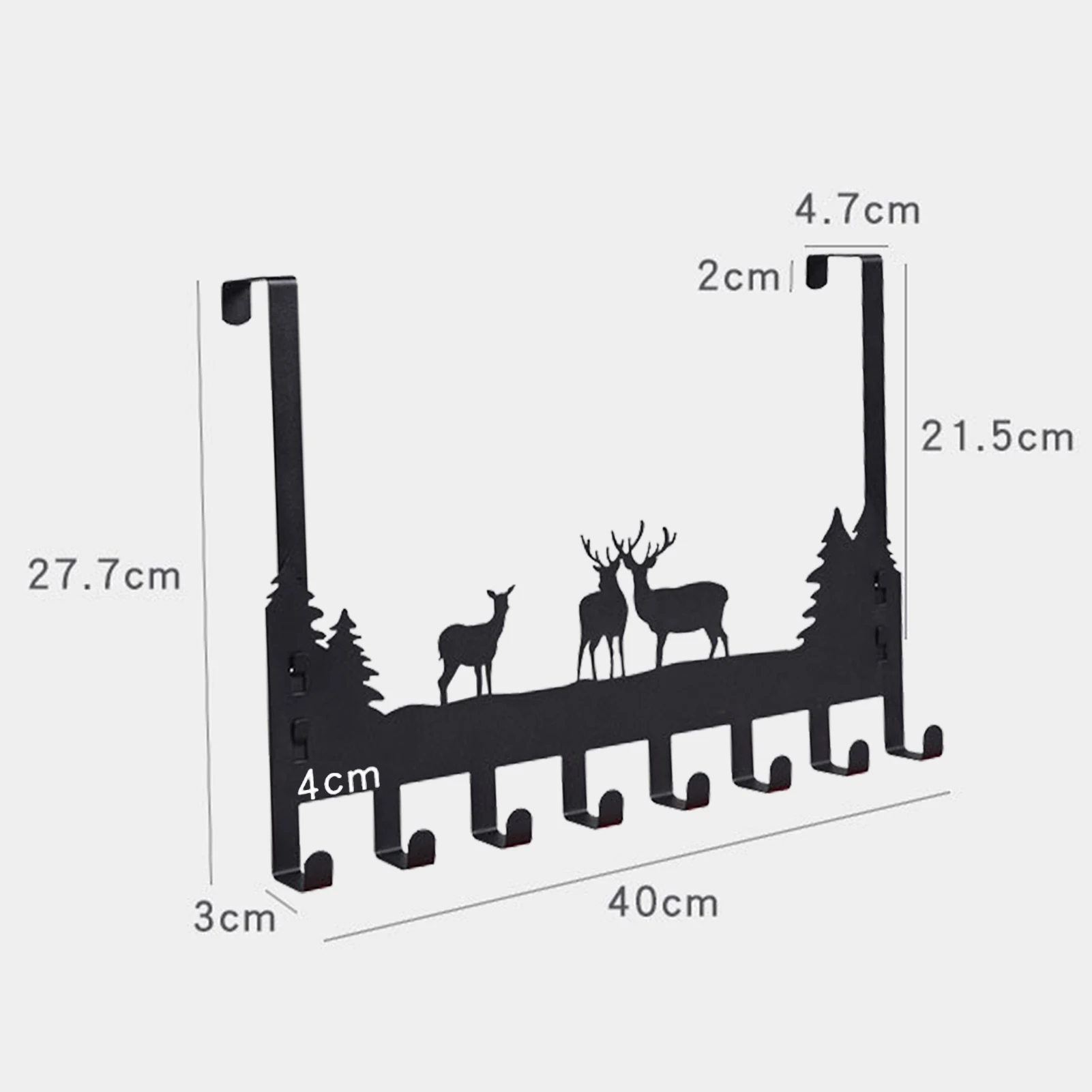 Cabinet Over The Door Towel Rack Holder Organizer with 8 Hooks Multifunctional 8-hook Door Back Hanger Clothes Finishing Rack
Cabinet Over The Door Towel Rack Holder Organizer with 8 Hooks Multifunctional 8-hook Door Back Hanger Clothes Finishing Rack