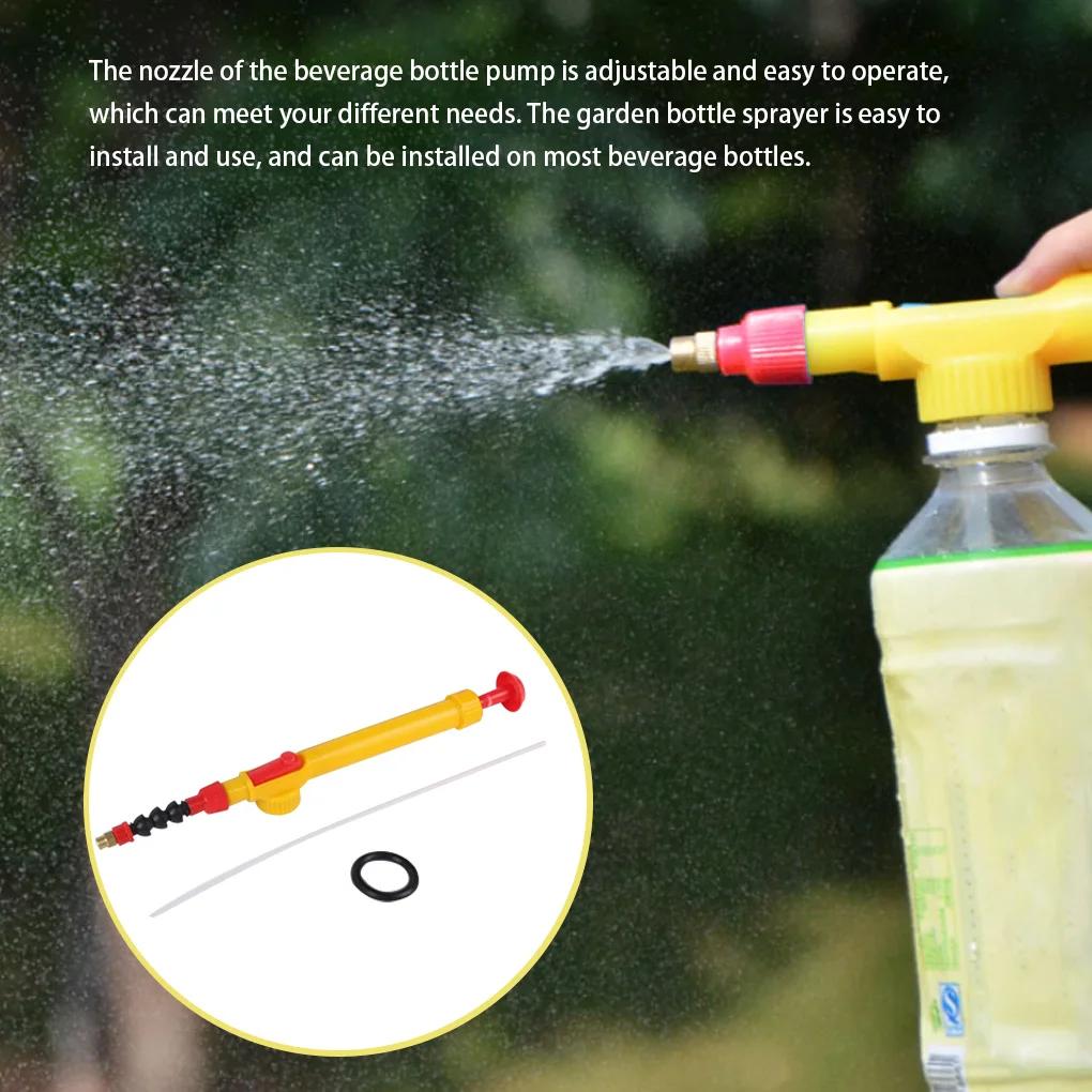 Drink Bottle Sprayer Garden Plants Flowers Watering Sprinkler 360 degrees Rotatable Extended Adjustable Watering Plastic Nozzle 
Drink Bottle Sprayer Garden Plants Flowers Watering Sprinkler 360 degrees Rotatable Extended Adjustable Watering Plastic Nozzle