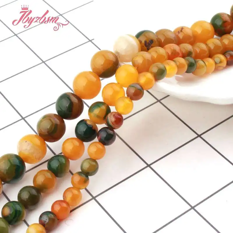 6 8 10 12mm Round Smooth Yellow&Green Agates Loose Natural Stone Beads For DIY Necklace Bracelets Jewelry Making Strand 15"
6 8 10 12mm Round Smooth Yellow&Green Agates Loose Natural Stone Beads For DIY Necklace Bracelets Jewelry Making Strand 15"