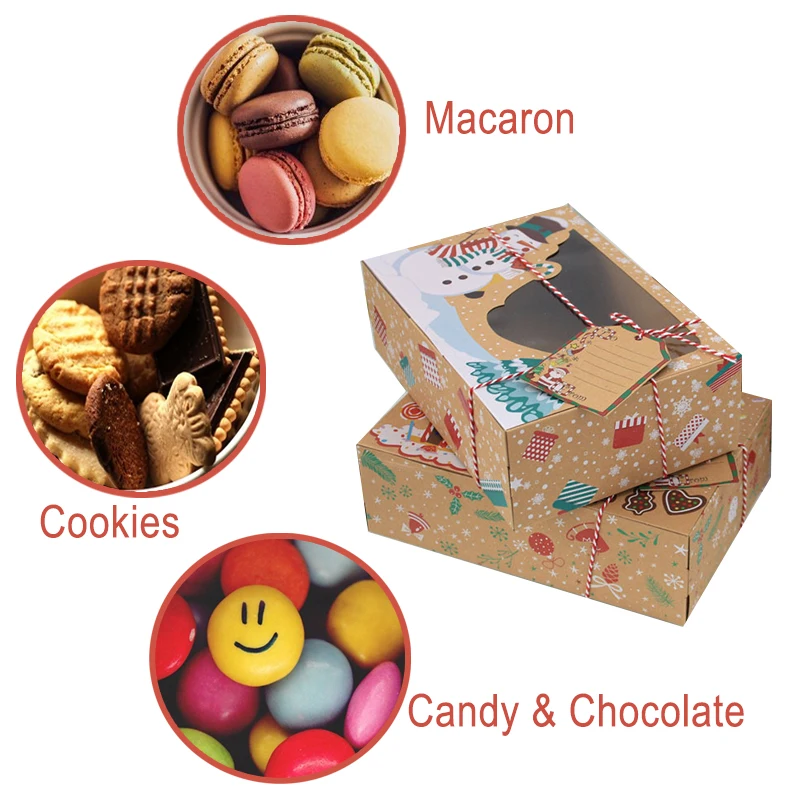3/9/12PCS Christmas Bakery Gift Box Handmade Cupcake Muffin Cake Case Candy Cookie Storage Boxes Home Christmas Decorate Tools
3/9/12PCS Christmas Bakery Gift Box Handmade Cupcake Muffin Cake Case Candy Cookie Storage Boxes Home Christmas Decorate Tools