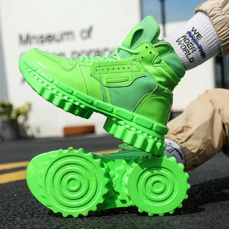 High-Top Lovers Shoes Casual Sneakers PU Leather Running Shoes Fashion Lace Up Casual Shoes Male Outdoor Walking Sports Shoes
High-Top Lovers Shoes Casual Sneakers PU Leather Running Shoes Fashion Lace Up Casual Shoes Male Outdoor Walking Sports Shoes