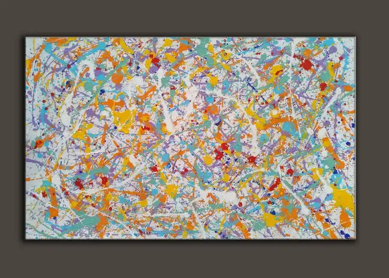 Drip Style Oil Painting On Canvas Handmade Abstract Painting Living Room Painted Nordic Triple Modern Decorative Painting
Drip Style Oil Painting On Canvas Handmade Abstract Painting Living Room Painted Nordic Triple Modern Decorative Painting