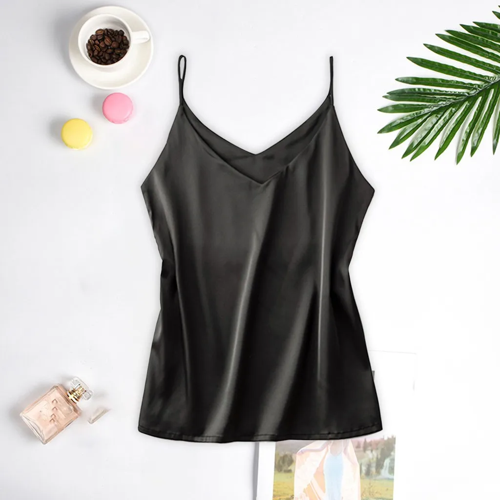 MIARHB Satin Silk Camisole on for Women Sexy Short Tops Summer Female Casual Camis Ultra Thin camisola de mujer 2020
MIARHB Satin Silk Camisole on for Women Sexy Short Tops Summer Female Casual Camis Ultra Thin camisola de mujer 2020