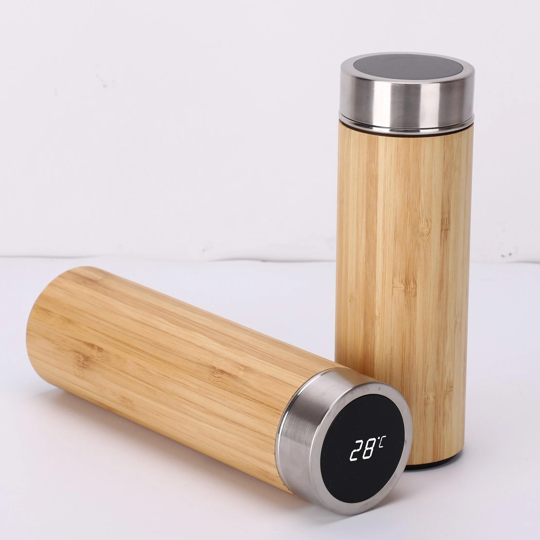 450ml/500ml Smart Bamboo Thermos Bottle Coffee Cup Temperature Display Stainless Steel Vacuum Flask Portable Water Bottle
450ml/500ml Smart Bamboo Thermos Bottle Coffee Cup Temperature Display Stainless Steel Vacuum Flask Portable Water Bottle