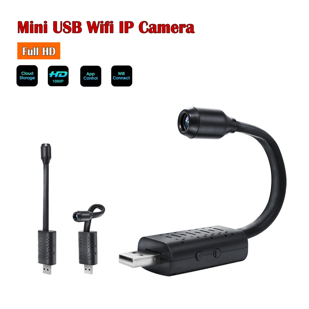 Smart Mini Wifi USB IP Camera Full HD 1080P Portable Camera With SD card slot Record Motion Detection Baby Monitor Remote Access
Smart Mini Wifi USB IP Camera Full HD 1080P Portable Camera With SD card slot Record Motion Detection Baby Monitor Remote Access