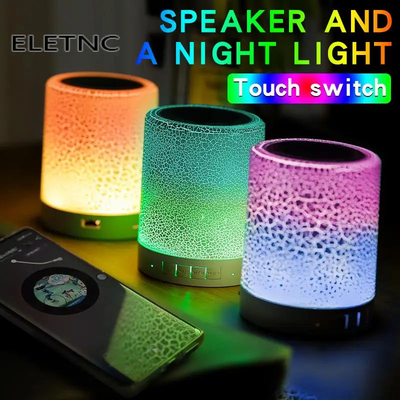 Bluetooth Speaker Portable Wireless Mini Player Touch Pat Light Colorful LED Night Light Gift Bedside Table Lamp Gift Speaker
Bluetooth Speaker Portable Wireless Mini Player Touch Pat Light Colorful LED Night Light Gift Bedside Table Lamp Gift Speaker