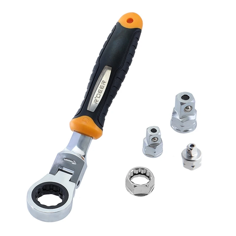5pcs/set Ratchet Wrench 1/4" 3/8" 1/2" Adjustable Sleeve Adapter Vanadium Steel Spanner Repair Tools
5pcs/set Ratchet Wrench 1/4" 3/8" 1/2" Adjustable Sleeve Adapter Vanadium Steel Spanner Repair Tools