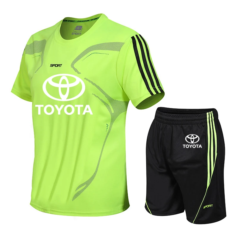 Summer Mens Short sleeve Toyota Car Logo printing casual trend high quality cotton Men's short sleeve+shorts 2-piece set
Summer Mens Short sleeve Toyota Car Logo printing casual trend high quality cotton Men's short sleeve+shorts 2-piece set