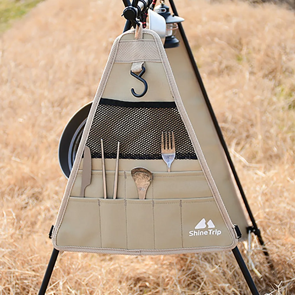 600D Oxford Cloth Camping Cutlery Storage Bag Portable Barbecue Picnic Tableware Hanging Bracket Pack
600D Oxford Cloth Camping Cutlery Storage Bag Portable Barbecue Picnic Tableware Hanging Bracket Pack