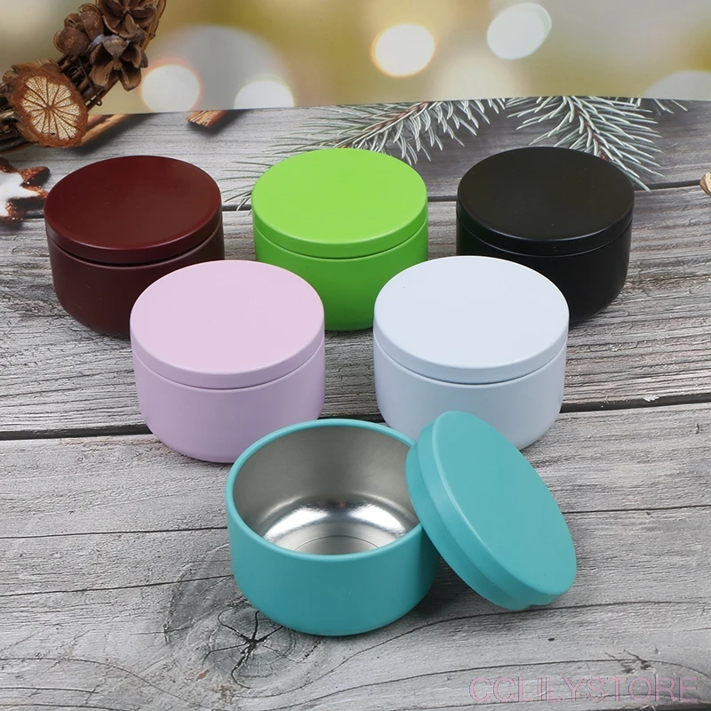 New Small Round Tea Box Candy Cans Metal Frosted Gift Packing Box Festive Party Supplies Tin Box
New Small Round Tea Box Candy Cans Metal Frosted Gift Packing Box Festive Party Supplies Tin Box