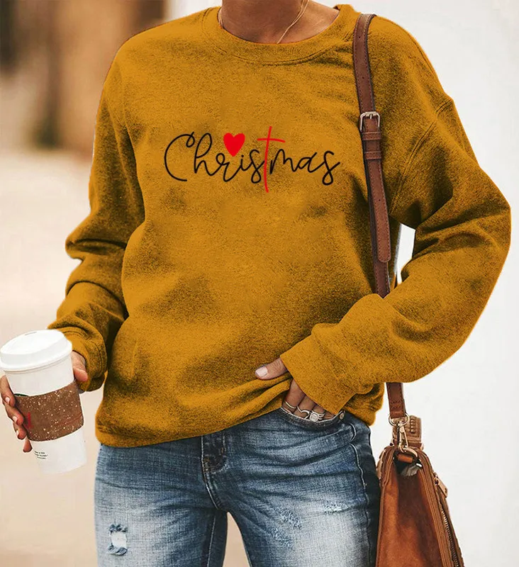 Women Hoodie Christmas Heart Printed Hoodies Women Fleece Long Sleeve O Neck Loose Sweatshirt Girls Pullovers Autumn Winter
Women Hoodie Christmas Heart Printed Hoodies Women Fleece Long Sleeve O Neck Loose Sweatshirt Girls Pullovers Autumn Winter