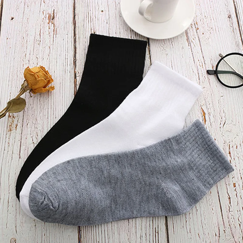 5Pair/Lot Casual Women's Socks Couple Unisex Woman Short Socks Female Women Middle Socks Chaussette Sokken White Gray Black
5Pair/Lot Casual Women's Socks Couple Unisex Woman Short Socks Female Women Middle Socks Chaussette Sokken White Gray Black