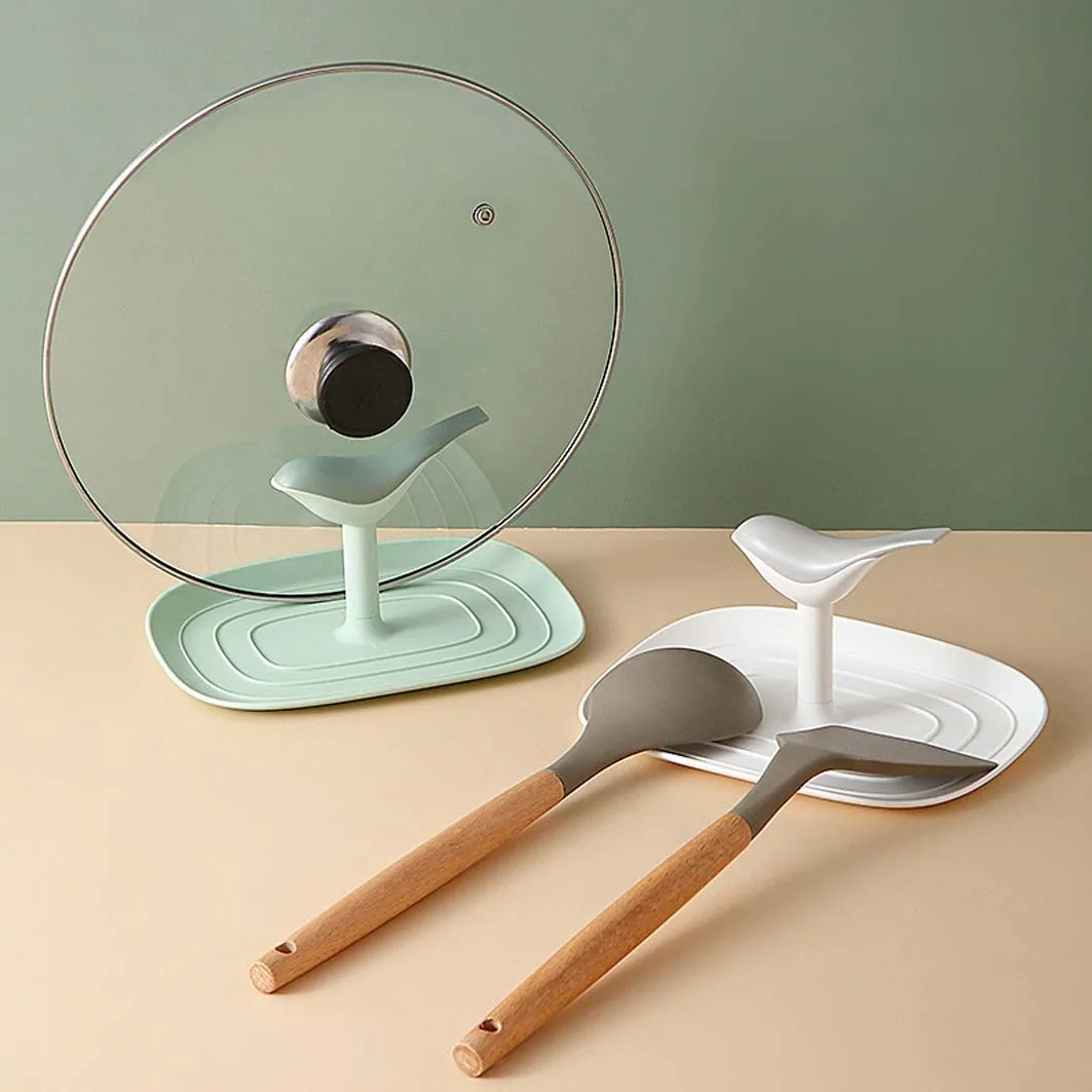Vacclo Kitchen Spatula Ladle Shelf Bird Shape Spoon Rest Pot Lid Holder Containers Supplies Rack Cover Multifunction Stand
Vacclo Kitchen Spatula Ladle Shelf Bird Shape Spoon Rest Pot Lid Holder Containers Supplies Rack Cover Multifunction Stand