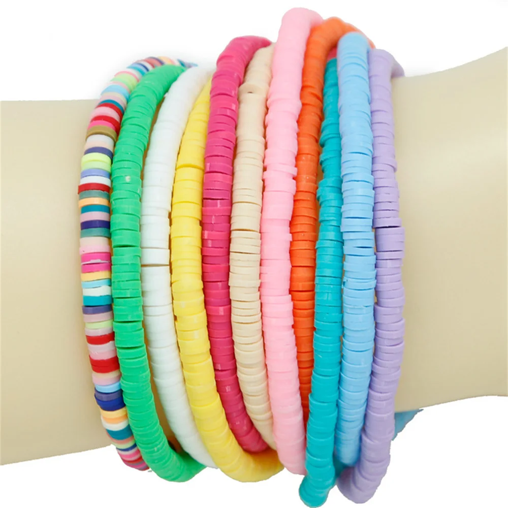 40CM 4mm 6mm 5mm multi colors Handmade Polymer Clay Beads 350PCS Disk Loose Spacer Beads For Fashion Jewelry DIY Nec
40CM 4mm 6mm 5mm multi colors Handmade Polymer Clay Beads 350PCS Disk Loose Spacer Beads For Fashion Jewelry DIY Nec