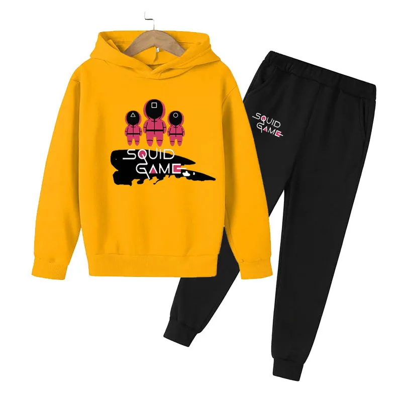 Squid Game Hoodie Set Children's Street Hip Hop Sportswear And Pants Set Autumn Boys Girls Sweatshirts Pullovers Baby Clothes
Squid Game Hoodie Set Children's Street Hip Hop Sportswear And Pants Set Autumn Boys Girls Sweatshirts Pullovers Baby Clothes