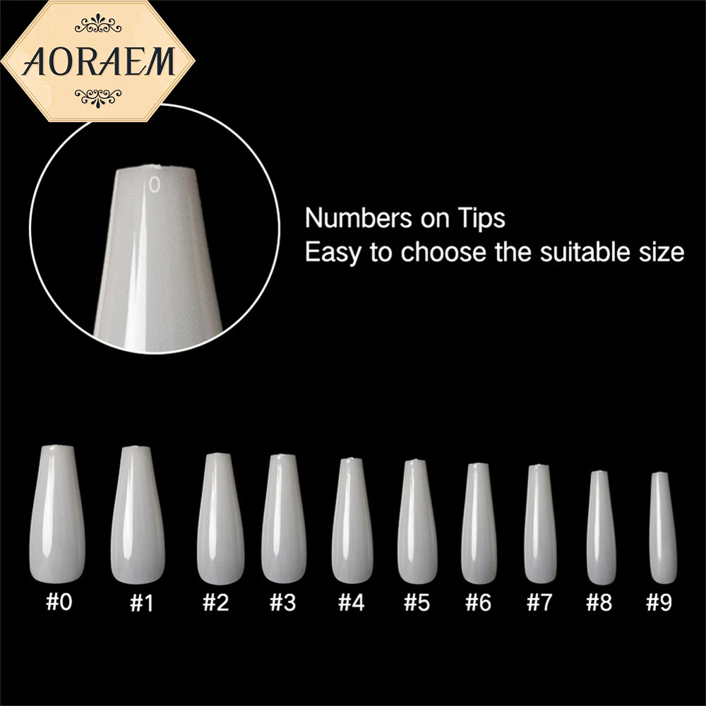 AORAEM Nail Art Natural Long Ballerina Fake Nails Full Cover Transparent 100PCS Boxed for Manicure Coffin Acrylic Tips For Nails
AORAEM Nail Art Natural Long Ballerina Fake Nails Full Cover Transparent 100PCS Boxed for Manicure Coffin Acrylic Tips For Nails