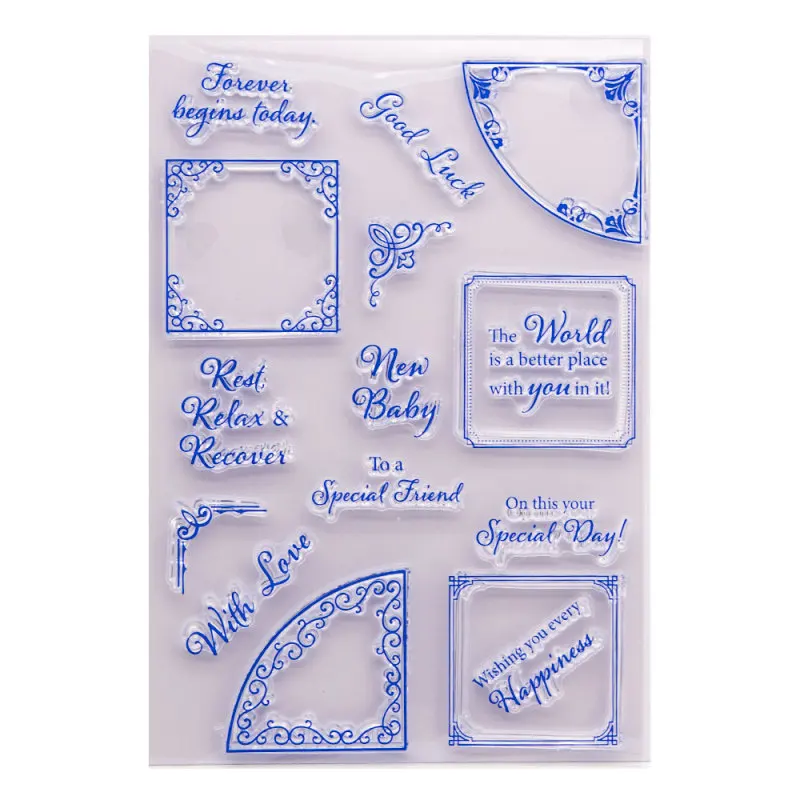 Square Lace Border Good Luck Clear Stamp/Seal for DIY Scrapbooking Photo Album Decorative Clear Stamp Sheets
Square Lace Border Good Luck Clear Stamp/Seal for DIY Scrapbooking Photo Album Decorative Clear Stamp Sheets