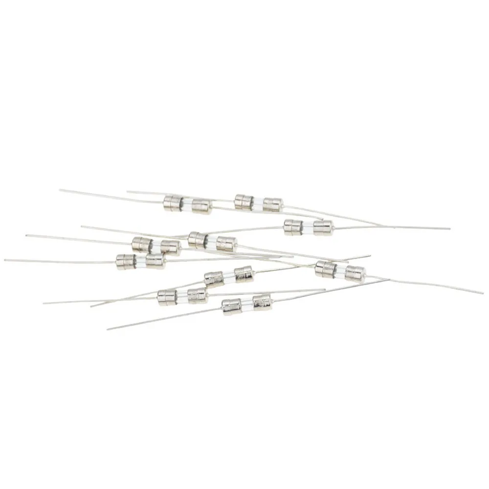 

10PCS Slow Blow 3.6*10 Glass Tube Fuse 250V 0.5A 1A 1.5A 2A 3A 3.15A 4A 5A 6.3A 8A 10A 15A With Pin 3.6x10mm