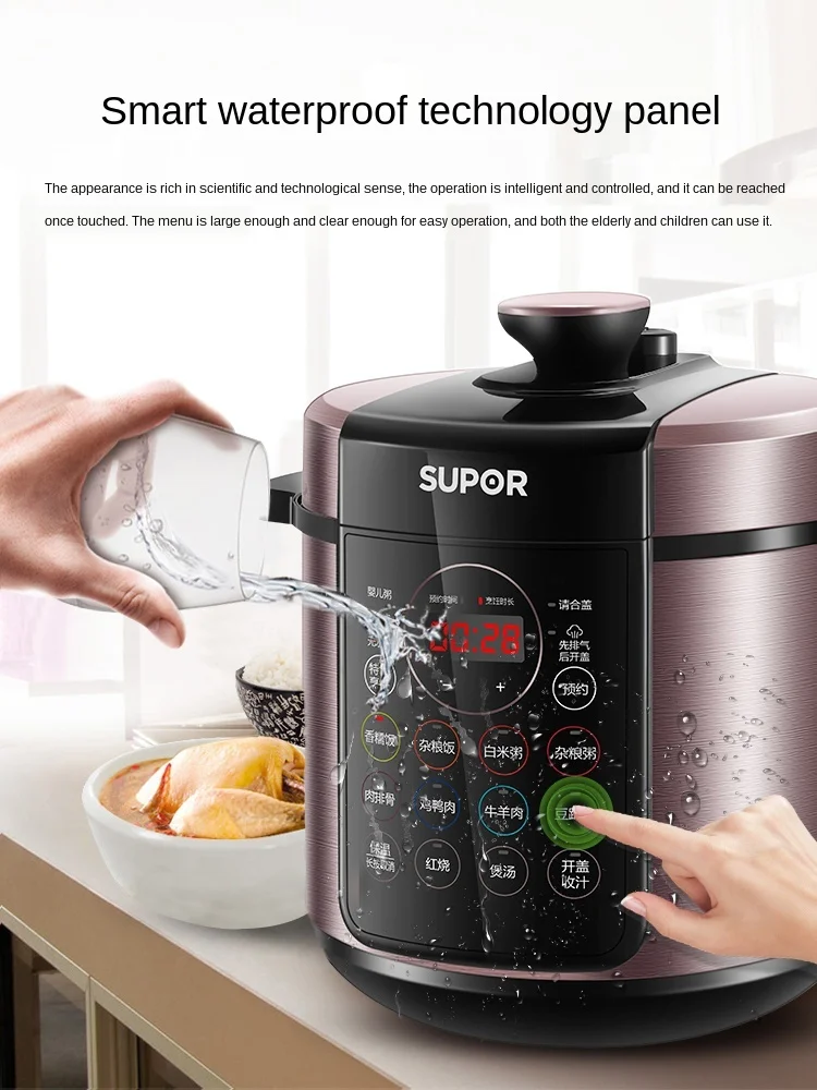 Electric Pressure Cooker 5L Electric Pressure Cooker Rice Cookers Rice Cooker Automatic Official Flagship Store Authentic Home
Electric Pressure Cooker 5L Electric Pressure Cooker Rice Cookers Rice Cooker Automatic Official Flagship Store Authentic Home