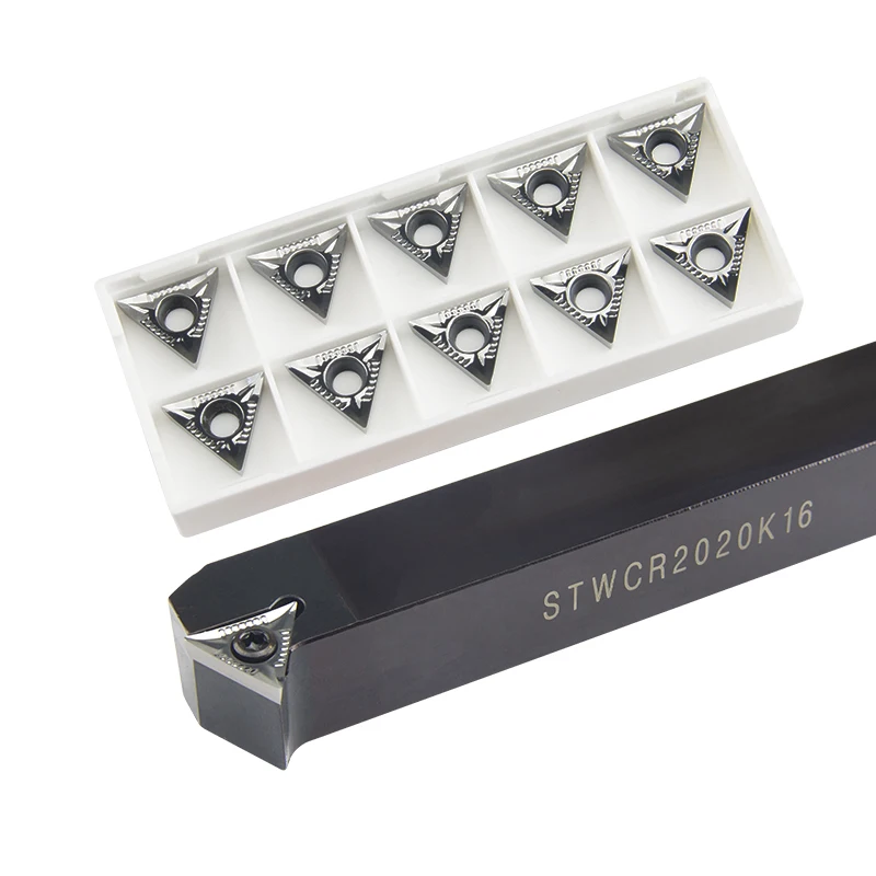 Токарный станок STWCR1212H11 STWCR1616H16, токарные инструменты с ЧПУ, держатель внешнего токарного инструмента S-типа STWCR/L и TCMT, карбидная вставка 
Токарный станок STWCR1212H11 STWCR1616H16, токарные инструменты с ЧПУ, держатель внешнего токарного инструмента S-типа STWCR/L и TCMT, карбидная вставка